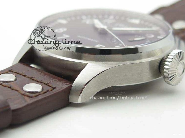 MIROTIME 0206 TechFriendly Big Pilot IW5009 Grey Dial ZF Edition Grey Dial On Brown Leather Strap A51111 (Fantasy Dial Color) 7326
